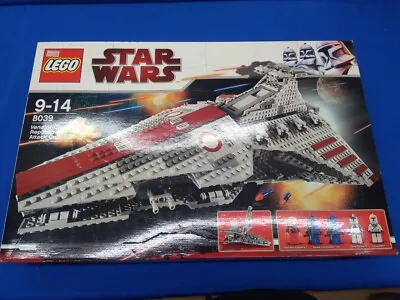 Buy LEGO Star Wars Venator-Class Republic Attack Cruiser 8039 In 2009 New Retired • 473.07£