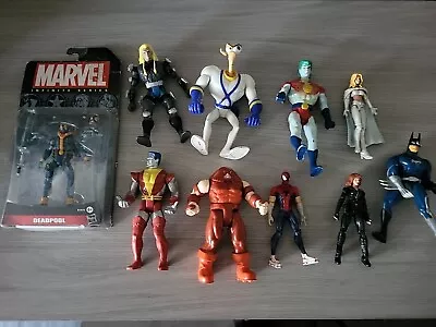 Buy Retro Figures Toy Bundle Marvel X-men Toy Biz Spiderman Batman • 7.50£