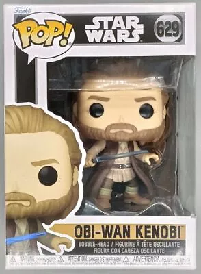 Buy #629 Obi-Wan Kenobi (Battle Pose) Star Wars Funko POP With POP Protector • 15.99£