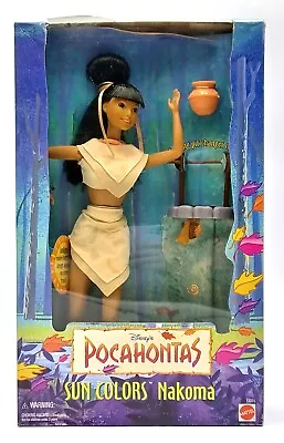 Buy 1995 Disney Pocahontas Sun Colors Nakoma Doll / Mattel 13331 / NrfB • 76.98£