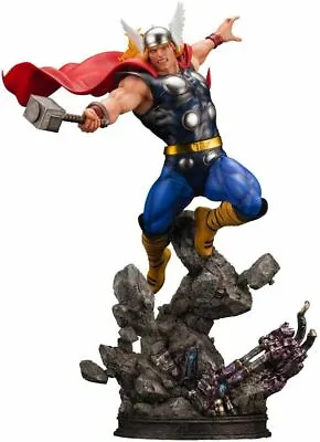 Buy Marvel Comics CLASSIC THOR & Mjölnir Fine Art Statue Kotobukiya MK349 Brown Box • 429.01£