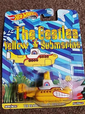 Buy RARE Hot Wheels Premium REAL RIDERS The Beatles Yellow Submarine A14 • 10.99£