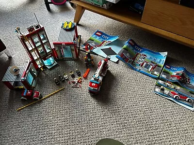 Buy LEGO CITY 60110 Fire Station Complete With Instructions, Figures And Vehicles • 20£