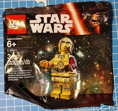 Buy Lego Star Wars Rare C-3po With Red Arm Minifigure Polybag Nisb • 9.49£