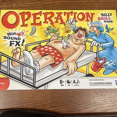 Buy OPERATION SILLY SKILL GAME HASBRO 2011  2 Bits Missing Tho SOUND FX • 3.99£