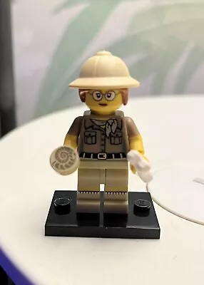 Buy Lego Minifigure - Series 13 - Palaeontologist With Bone And Fossil, Rare • 6£