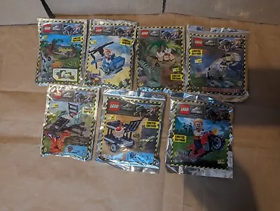 Buy 7 Lego Jurassic World Foil Bags Bundle All Limited Editions Job Lot All Sealed  • 28.99£