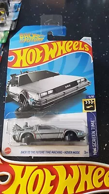 Buy Hot Wheels ~ Back To The Future Time Machine - Hover Mode, Long Card.  NEW!! • 4.99£
