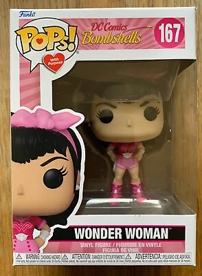 Buy Funko POP With Purpose - DC Comics Bombshells - Wonder Woman 167 - Vaulted  PINK • 6.99£