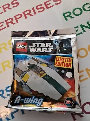 Buy Lego Star Wars 911724 Mini A-Wing Limited Edition Foil Polybag New And Sealed • 6.95£
