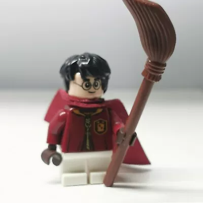 Buy LEGO Harry Potter Minifigure With Broom From Set Quidditch Match, 75956 Hp138 • 3.49£