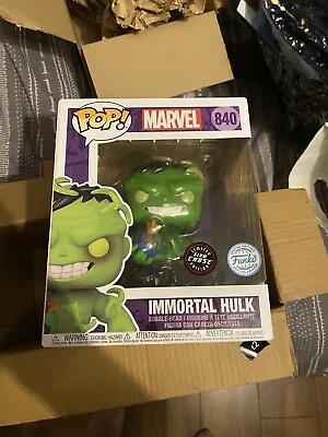 Buy Funko Pop! Immortal Hulk (840) - Marvel - Glow In The Dark Chase Edition • 20£
