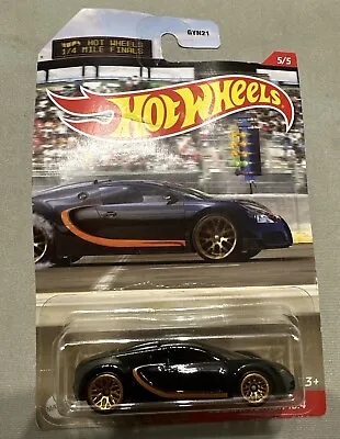 Buy Hot Wheels Bugatti Veyron 26.4 Black - 1/4 Mile Finals - Mattel/2020 Brand New • 16£