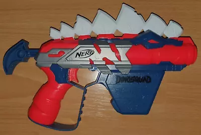 Buy Nerf Dino Squad Stegosmash Pistol Blaster Gun TOY With 5 Darts • 4.95£