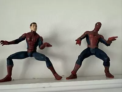 Buy Spider-Man (Tobey Maguire Movies, 2002-2004) Toybiz Action Figure Double Pack • 20£