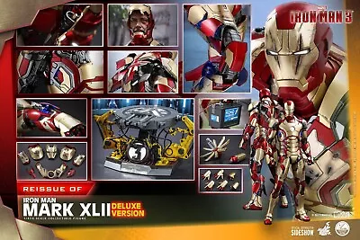 Buy Hot Toys Qs008 Iron Man Mark 42 Xlii Dx Deluxe Quarter 1/4 Scale In Stock • 511.71£