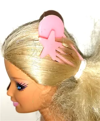 Buy BARBIE 80s - Set Of 2 Mini Star Pink Hair Combs B421 • 5.14£