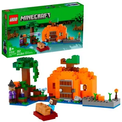 Buy LEGO Minecraft 21248 The Pumpkin Farm Age 8+ 257pcs • 31.95£