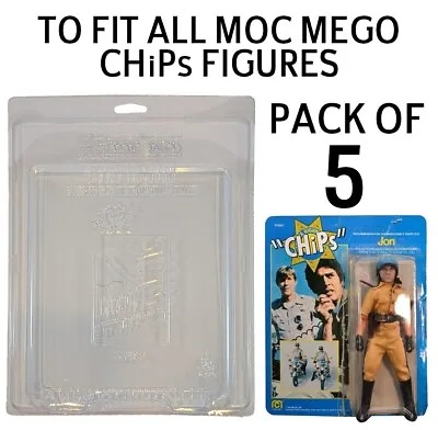 Buy Pack Of 5 Protective Cases For MOC MEGO CHiPs Figures - AFTMEG • 45£