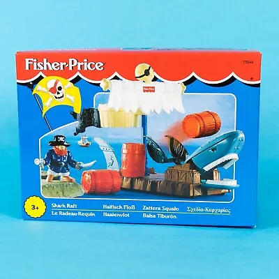 Buy 1995 Ex Shop Stock Vintage Fisher Price Great Adventures - Shark Raft • 50£