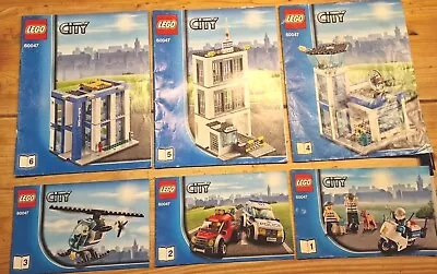 Buy Lego 60047 City Police, Police Station Set Full Set Of Instructions All 6 Books  • 7.90£