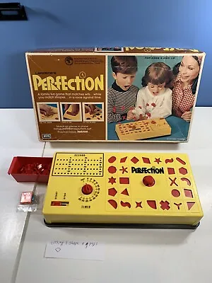 Buy Perfection Board Game NEAR COMPLETE - TESTED WORKS - Vintage 1973 Lakeside Games • 19.21£
