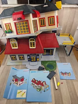 Buy Playmobil Large Modern House Buildings Only No. 3965 + 3959 + 7414 Incomplete • 25£