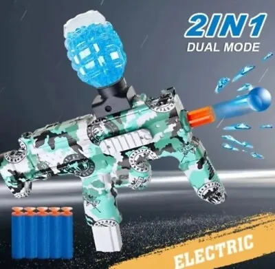 Buy Electric Automatic MP7 Gel Blaster Gun Birthday Gift Water Ball Bead 5k Ammo Uk • 19.99£