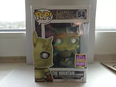 Buy Funko Pop Game Of Thrones No 54 The Mountain (Armoured) Summer Convention 2017. • 26£