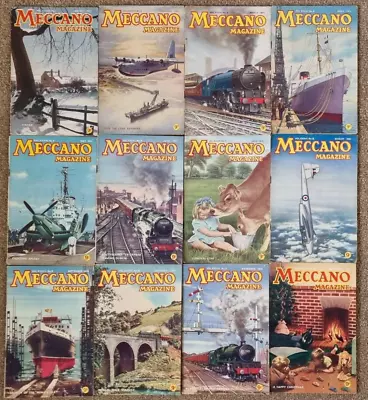 Buy Meccano Magazine December 1951. (Vol XXXVI)  Complete Year. Good+. • 5£