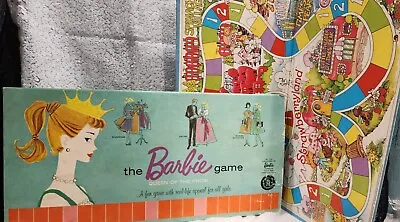 Buy Vintage 1960 Barbie Queen Of The Prom - Game Board Only & Strawberry Shortcake • 11.64£