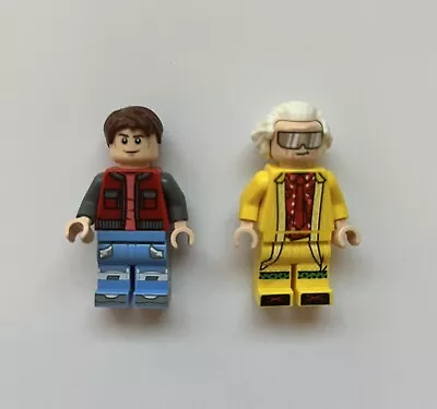 Buy LEGO Back To The Future Marty McFly & Doc Brown Minifigures Duel Heads 10300 • 25£