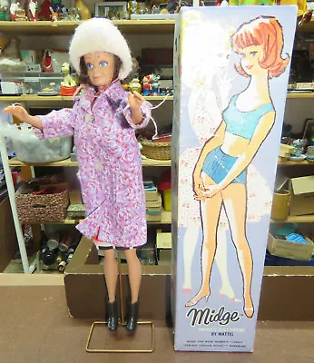 Buy Barbie's Best Friend Midge 860 Brunette With Clothing Unplayed In Original Packaging • 167.25£