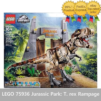 Buy LEGO Jurassic World™ 75936 Jurassic Park: T. Rex Rampage 3120 Pieces Brand New • 358.28£