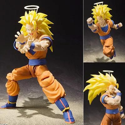 Buy S.H.Figuarts Dragon Ball Z Super Saiyan 3 Son Goku Action Figure Boxed Gift Toys • 29.63£