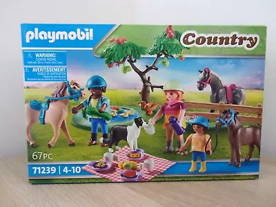 Buy Playmobil  71239 Horse Farm Country Picnic Outing With Horses   [BT1] • 15.99£