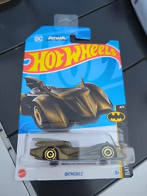 Buy Hot Wheels  Batman Batmobile Dark Gold Colour 2023 Long Card • 4.99£