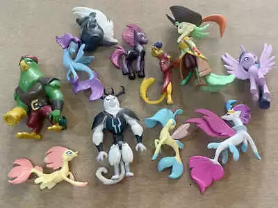 Buy MLP Movie Sea Ponies Seahorse Mermaid Horse Toys Mini Figure Lot Of 11 • 14.39£