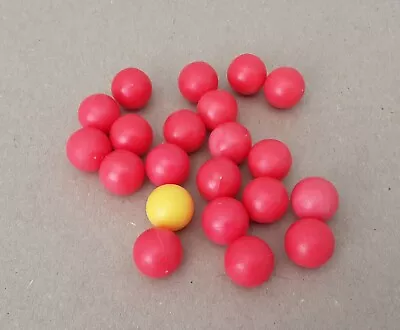 Buy Hungry Hippos Marbles ONLY: 19 Red And 1 Yellow Marble For Hungry Hippos • 4.99£