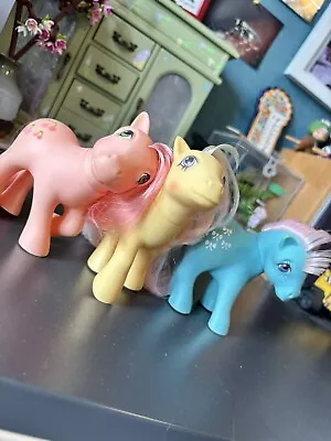 Buy My Little Pony G1 Vintage Bundle 1980s X3 • 3£