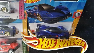 Buy Hot Wheels ~ Pagani Zonda R, Blue, S/Card.  Lots More BRAND NEW H/W's Listed!! • 3.39£