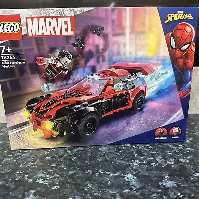 Buy LEGO Marvel Miles Morales Vs. Morbius 220 Piece Set 76244 Ages 7+ NEW For 2023 • 13.99£