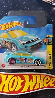Buy Hot Wheels - '08 Ford Focus, Green + Decals, S/Card.  More Ford Models Listed!! • 3.39£