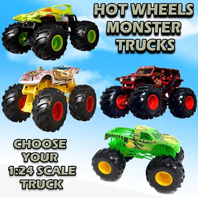 Buy Hot Wheels Monster Truck Oversized Brand New & Sealed Choose Your Vehicle • 19.96£