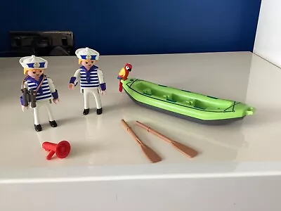 Buy Playmobil Sea Life Theme Figures Bundle Sailors Boat Parrot • 6.95£