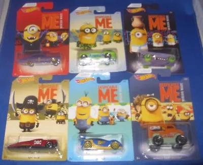 Buy Illumination Despicable Me Collector Hot Wheels Minion Made Complete Set, New • 25.56£
