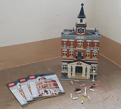 Buy !!! LEGO Modular City Hall 10224 - With Building Instructions And Light - Read!!! • 217.67£