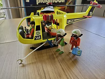 Buy Playmobil Air Rescue Helicopter, No 3845, Box, Figures & Accessories. Excellent. • 3.20£