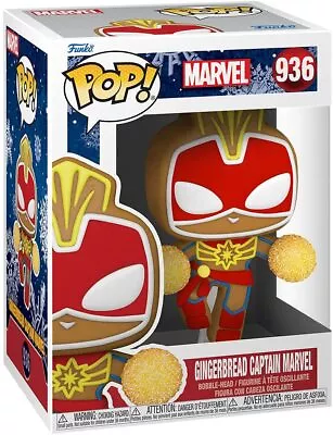 Buy Funko Pop Marvel - Gingerbread Captain Marvel #936 • 17.99£