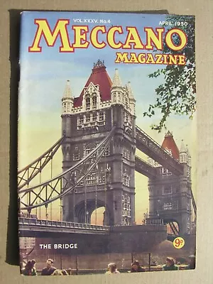 Buy 1950 MECCANO MAGAZINE April Tower Bridge Giant’s Causeway Tramway Sydney Harbour • 8£